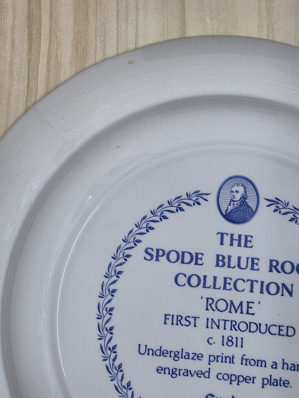 Spode Blue Room Collection Rome Dinner Plate Made In England - Picture 3 of 16